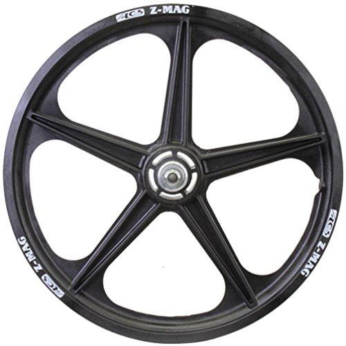 ACS Z-mag 5-spoke Mag BMX Wheels Black 20" Set Freewheel
